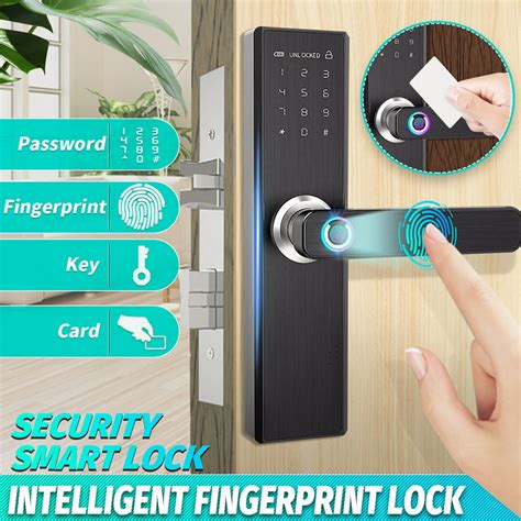 smart lock smart electronic door lock touch screen keypad deadbolt entrance smart electronic