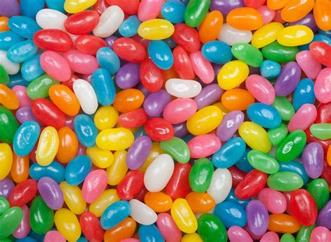 jelly beans    involved process eat