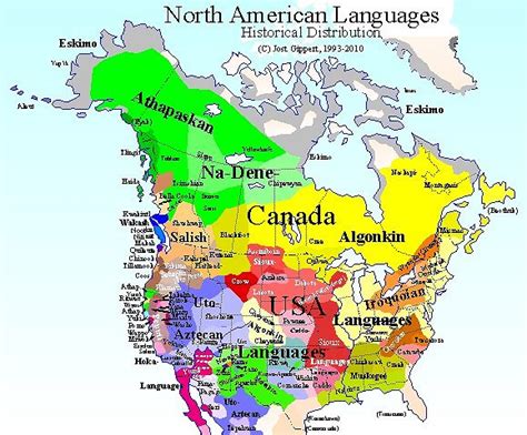 titus didactica language map north america map frame