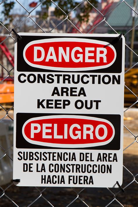 place  bilingual signs  america