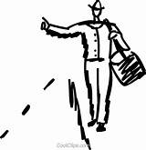 Clipart Hitchhiking Hitchhiker Cliparts Library sketch template