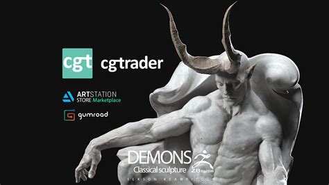 demons classical sculpture 3d model 3d printable cgtrader