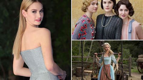 cinderella and downton abbey s lily james amazing rise to hollywood