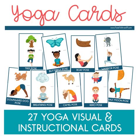 printable yoga poses cards kayaworkoutco