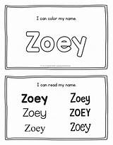 Zoey Joey Handwriting sketch template