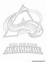 Hockey Nhl Logo Avalanche Coloring Pages Colorado Printable Logos Colouring Sport1 Sheets Team Crafts Ottawa Senators Drawing Color Print Players sketch template