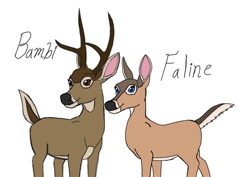Bambi And Faline On Realistic By Disneyjared23 On Deviantart