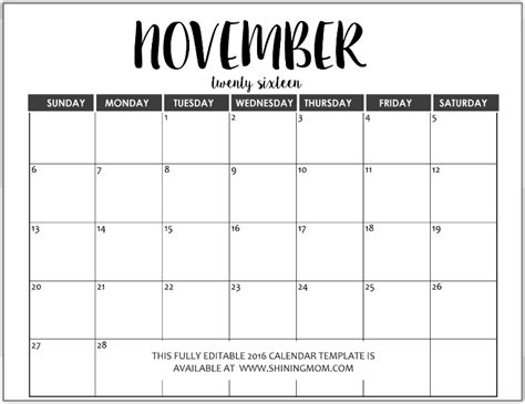 just in fully editable 2016 calendar templates in ms word format