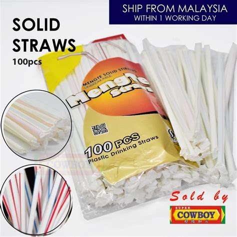straw individually packaged penyedut minuman disposable beverage straw pcs mmxcm