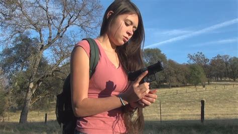 Girl Hitchhiking With A Gun Very Shocking Youtube