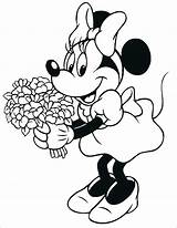 Minnie Coloring Pages Baby Getcolorings sketch template