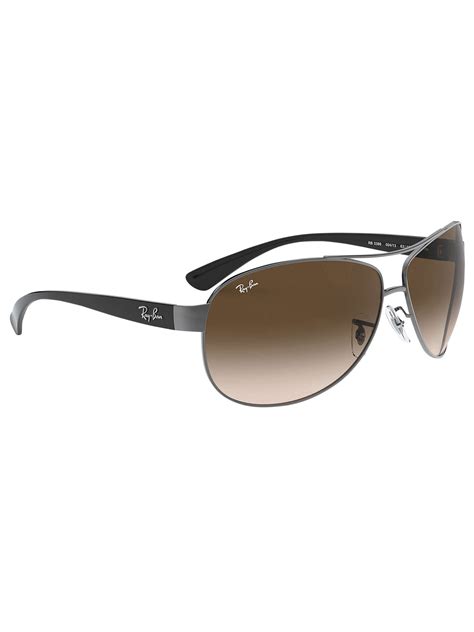 Ray Ban Rb3386 Aviator Sunglasses Brown Gradient Standout