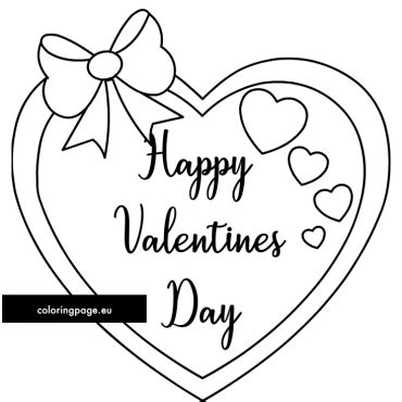 printable valentines day coloring card coloring page