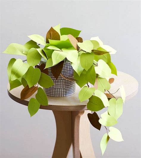 diy paper plant craft frankie magazine australian fashion