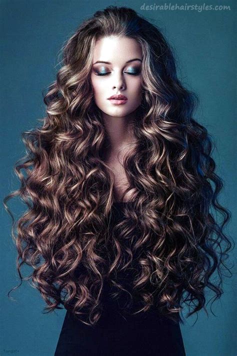 45 lovey dovey curly hair styles for long hair lange kapsels lang