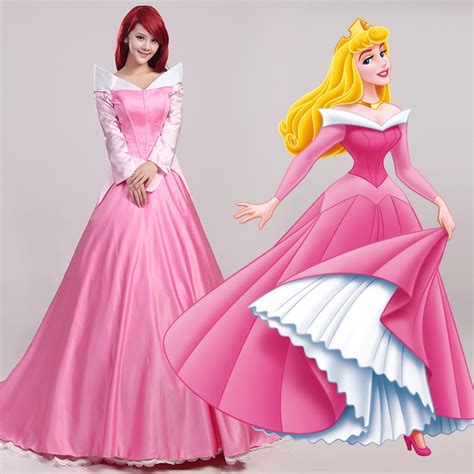 Cosplay Sleeping Beauty Princess Aurora Dress Fancy Party Women Dress