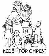 Coloring Children Ministry Pages Deacon Jesus Kids Childrens Template Library Clipart sketch template
