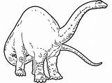 Brachiosaurus Dinosaur Yellowimages sketch template