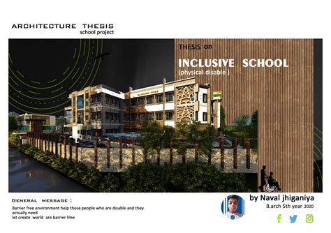 architecture thesis inclusive school  naval jhiganiya issuu