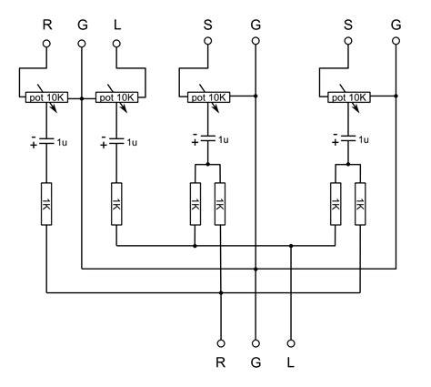 simple audio mixer circuit