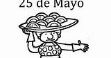 Vendedora Mayo Empanada sketch template