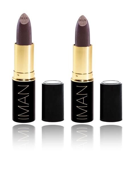 2 Pack Iman Cosmetics Luxury Moisturising Lipstick