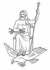 Zeus Dieu Grec Mythologie Grecque Hellokids Personnage sketch template