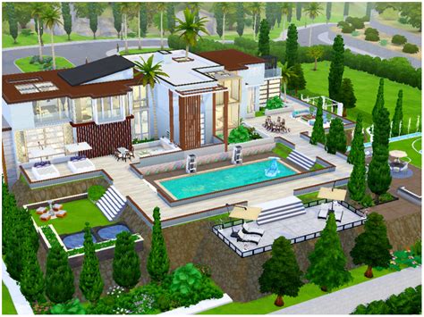 sims resource modern dream mansion