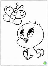 Dinokids Tweety sketch template