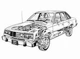 Amc Cutaway Concord Drawing 1979 70s Tags Cars sketch template