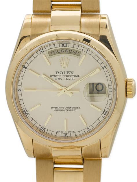 rolex ref   yg oyster president circa  box  papers