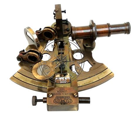 antique brass working marine sextant collectible vintage nautical ship
