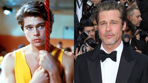 brad pitt through the years photos of the hollywood icon then and now hollywood life