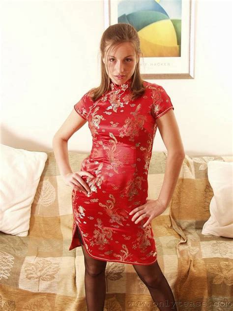 Melanie Walsh In Chinese Dress With Black S Xxx Dessert