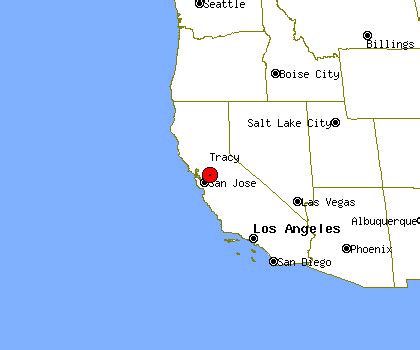 tracy california map