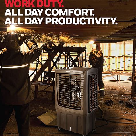 Honeywell 2800 Cfm Outdoor Portable Evaporative Cooler And Fan Gray