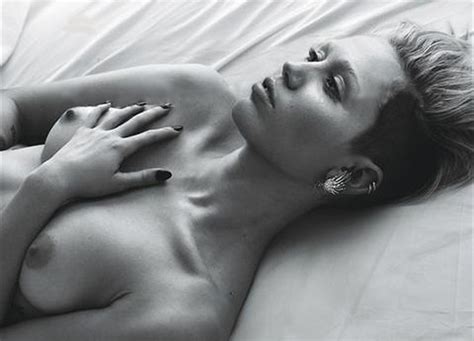 Miley Cyrus Topless Outtake From W Magazine
