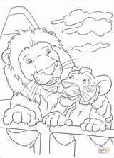 Coloring Samson Pages Ryan Lions sketch template