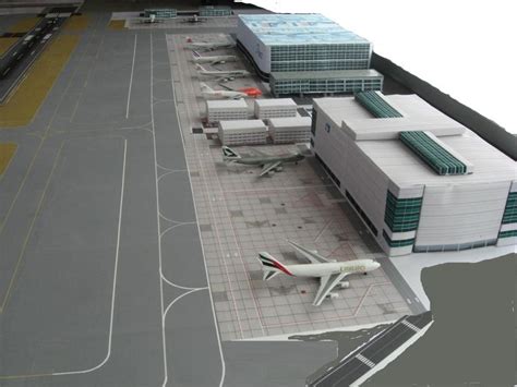 paper model airport terminal front page paris airport diorama stuart poulton