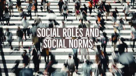 social roles and social norms in psychology
