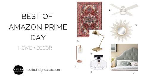 amazon prime day home decor curio design studio