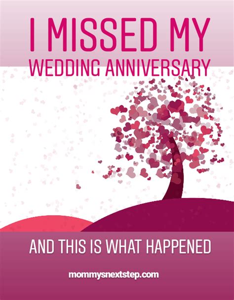 i missed my wedding anniversary and this is what happened mommy s