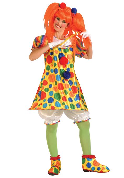 womens giggles clown costume female halloween clown costumes