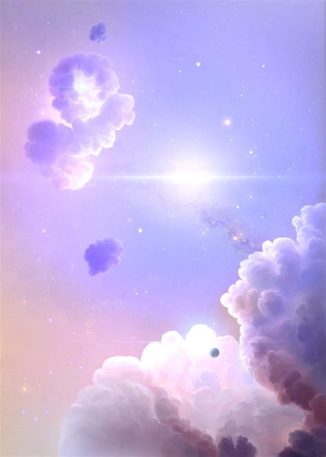background beautiful cloud galaxy kawaii image