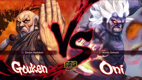 Super Street Fighter 4 Ranked Match Gouken Vs Oni Youtube