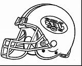 Jets Coloring Football Pages Printable Getcolorings York Color sketch template