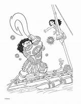 Moana Maui Pestering Coloringfolder Fiti Scribblefun sketch template