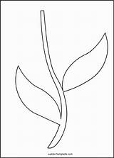 Stem Flower Template Cut Sunflower Stems Clip Leaves Clipart Sampletemplatess Result Color sketch template