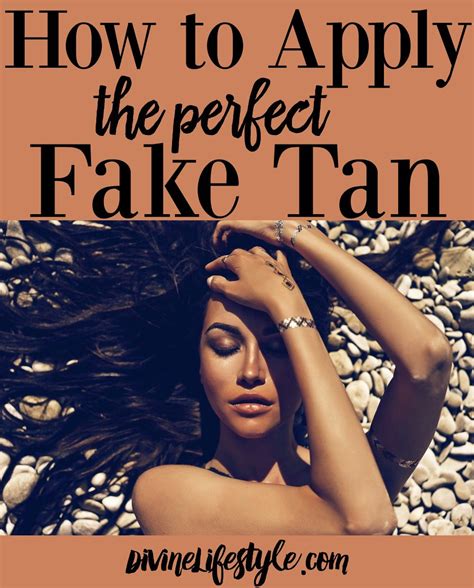 How To Apply The Perfect Fake Tan