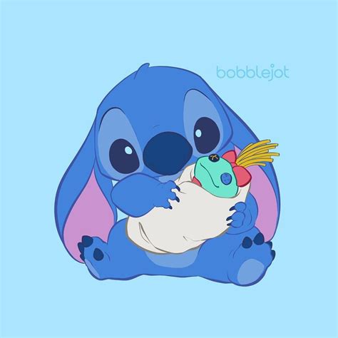 cute baby stitch backgrounds